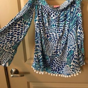 Lilly Pulitzer off the shoulder top